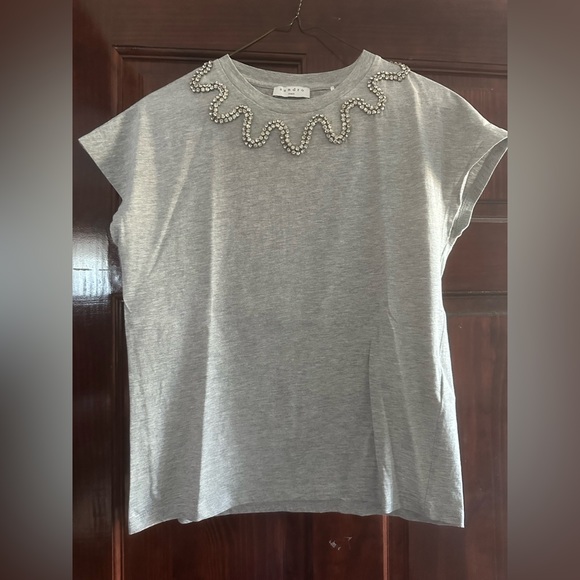 Sandro embellished too never worn. Still have dry clean tag - Picture 1 of 2